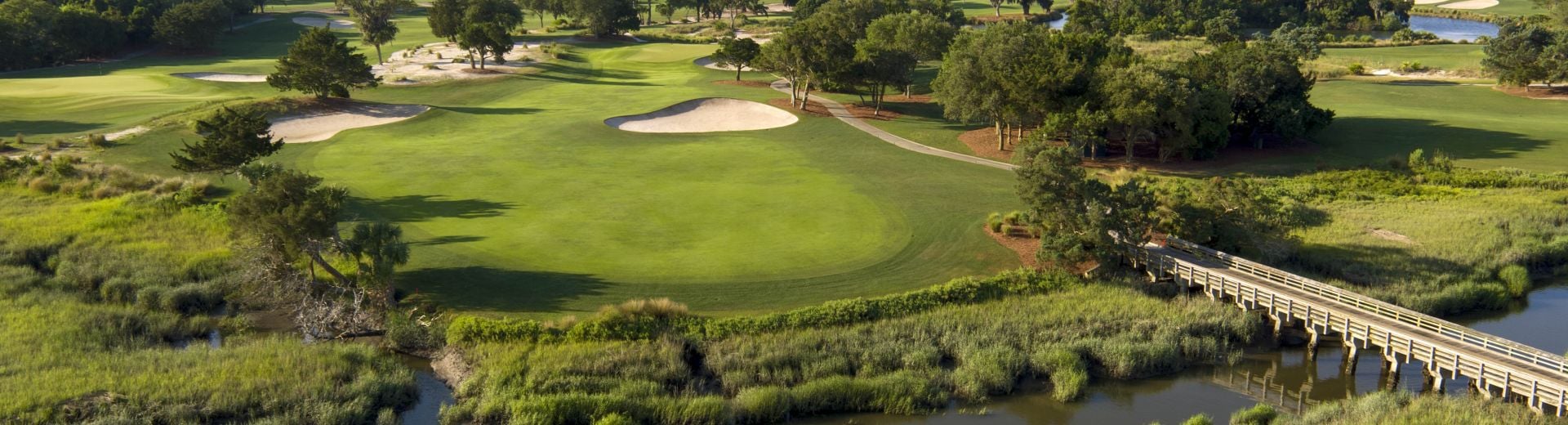 The 8th hole of the Seaside Course at Sea Island Club.